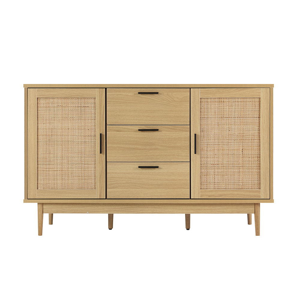 Buffet Sideboard Rattan Furniture Cabinet Storage Hallway Table Kitchen - image3