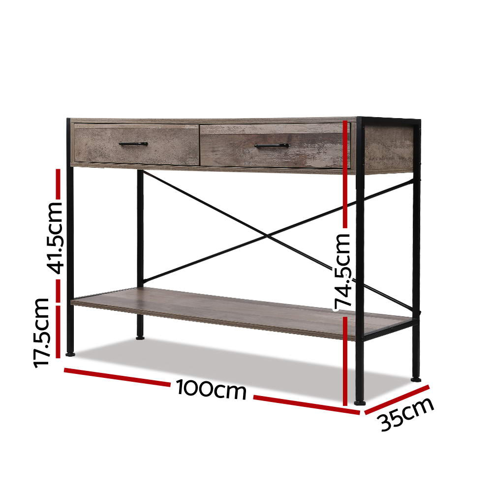 Wooden Hallway Console Table - Wood - image2