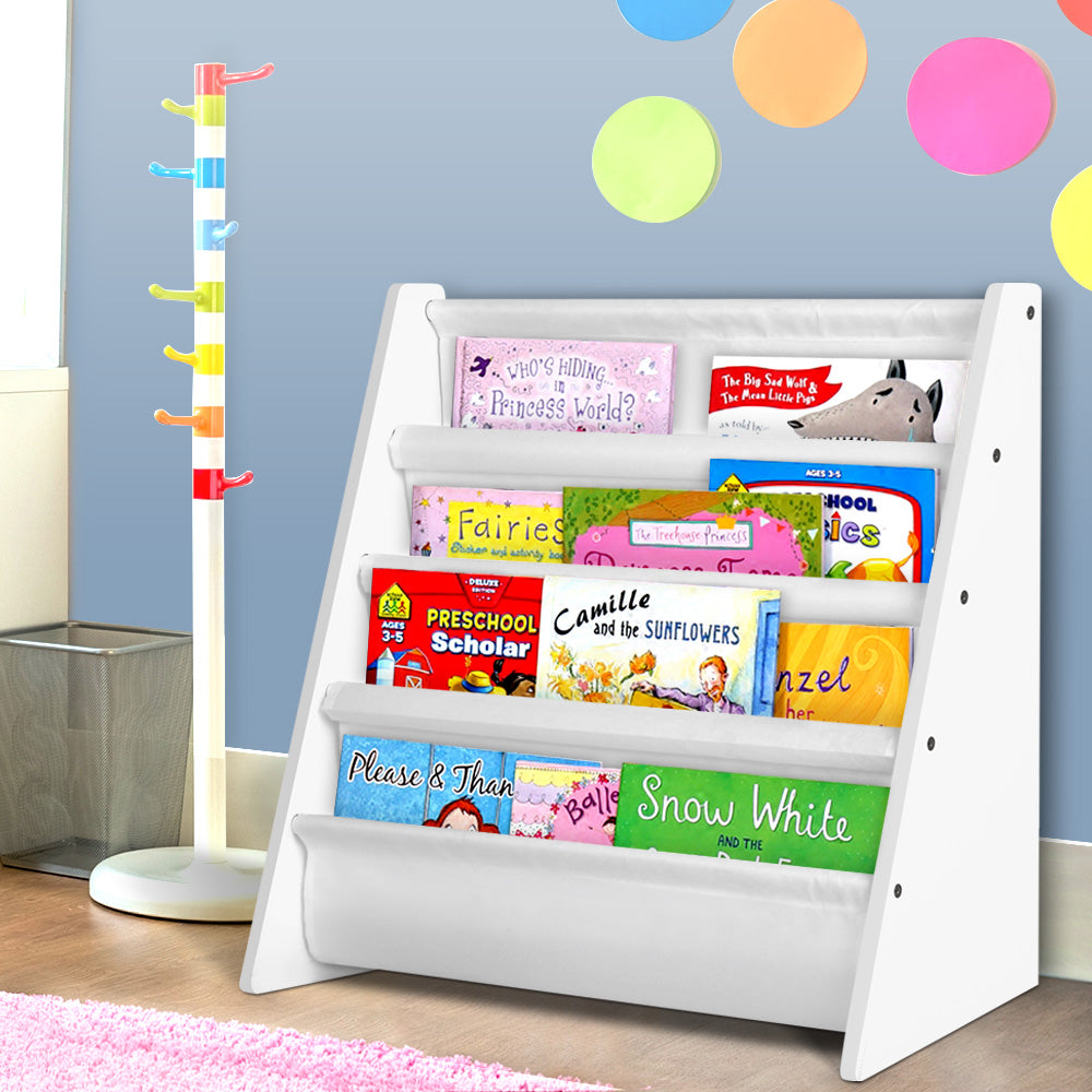 Kids Bookshelf Shelf Children Bookcase Magazine Rack Organiser Display - image7