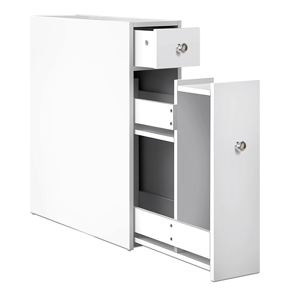 Bathroom Storage Cabinet White - image1