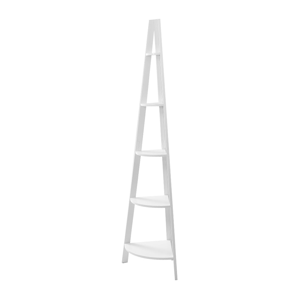 5 Tier Corner Ladder Display Shelf Home Storage Plant Stand Bookshelf - image4
