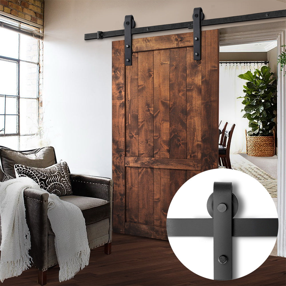 Sliding Barn Door Hardware - Black - image7