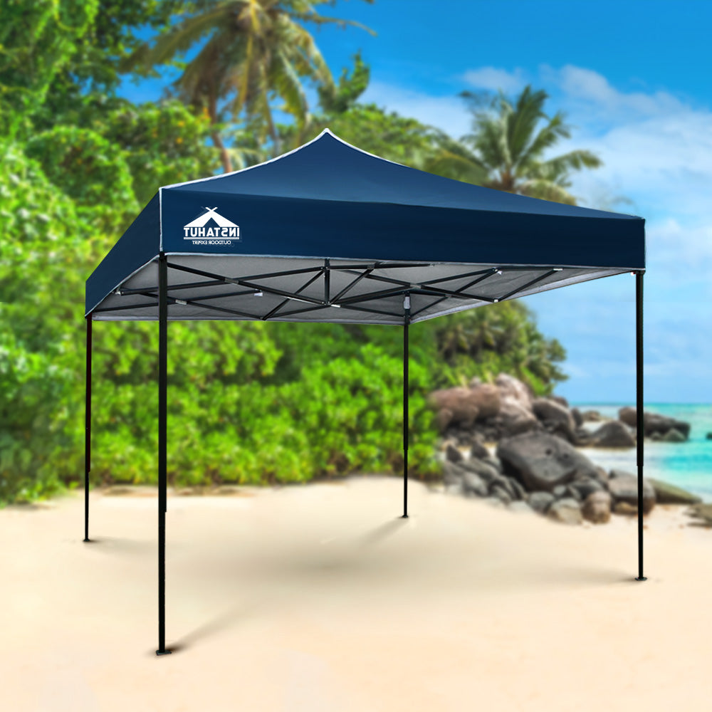 Gazebo Pop Up Marquee 3x3 Outdoor Wedding Base Pod Kit Navy - image8