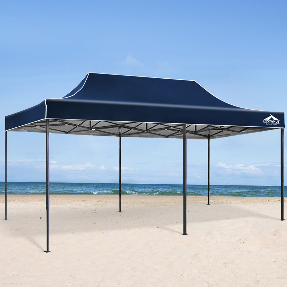 Gazebo Pop Up Marquee 3x6m Outdoor Tent Folding Wedding Gazebos Navy - image8