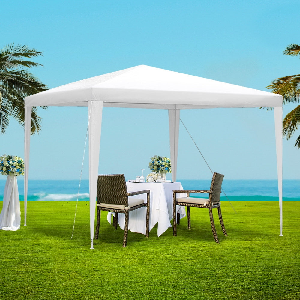 Wedding Gazebo Outdoor Marquee Party Tent Event Canopy Camping 3x3 White - image8