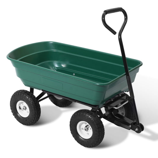 75L Garden Dump Cart - Green - image1