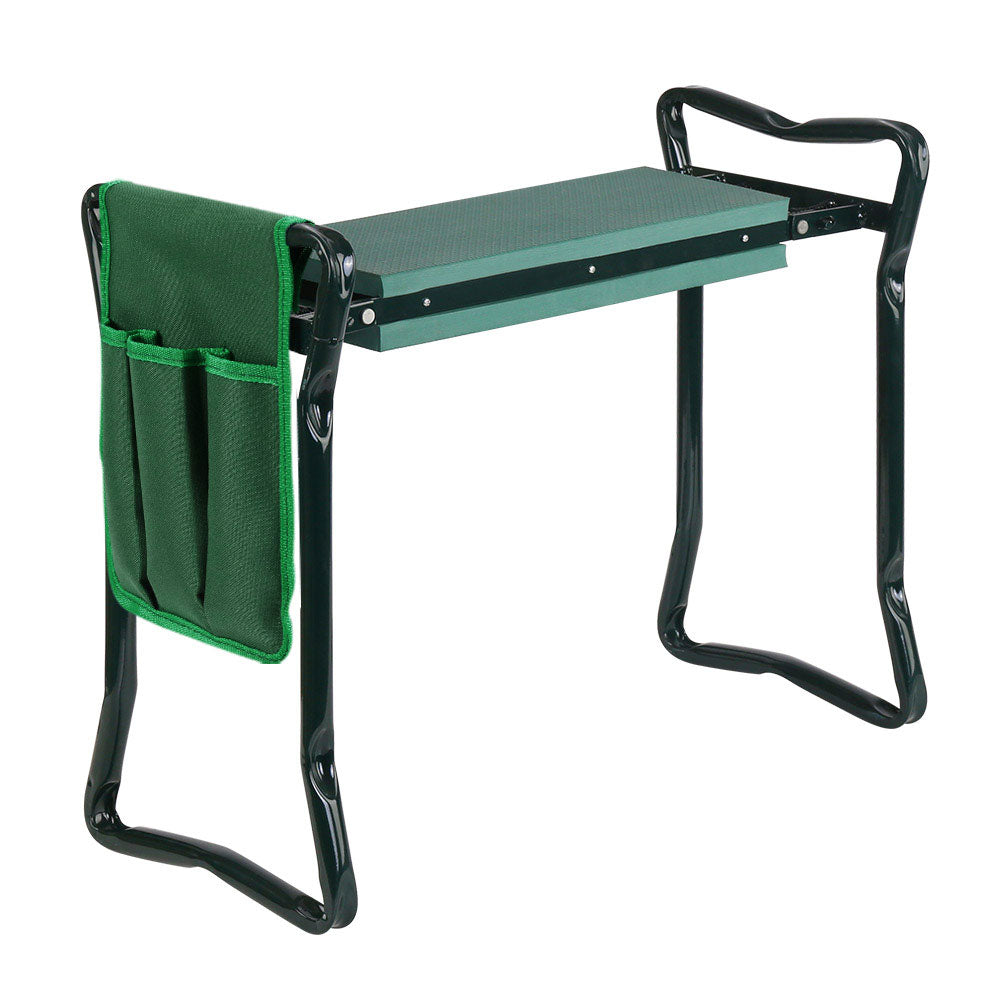 Garden Kneeler Seat Outdoor Bench Knee Pad Foldable - image1