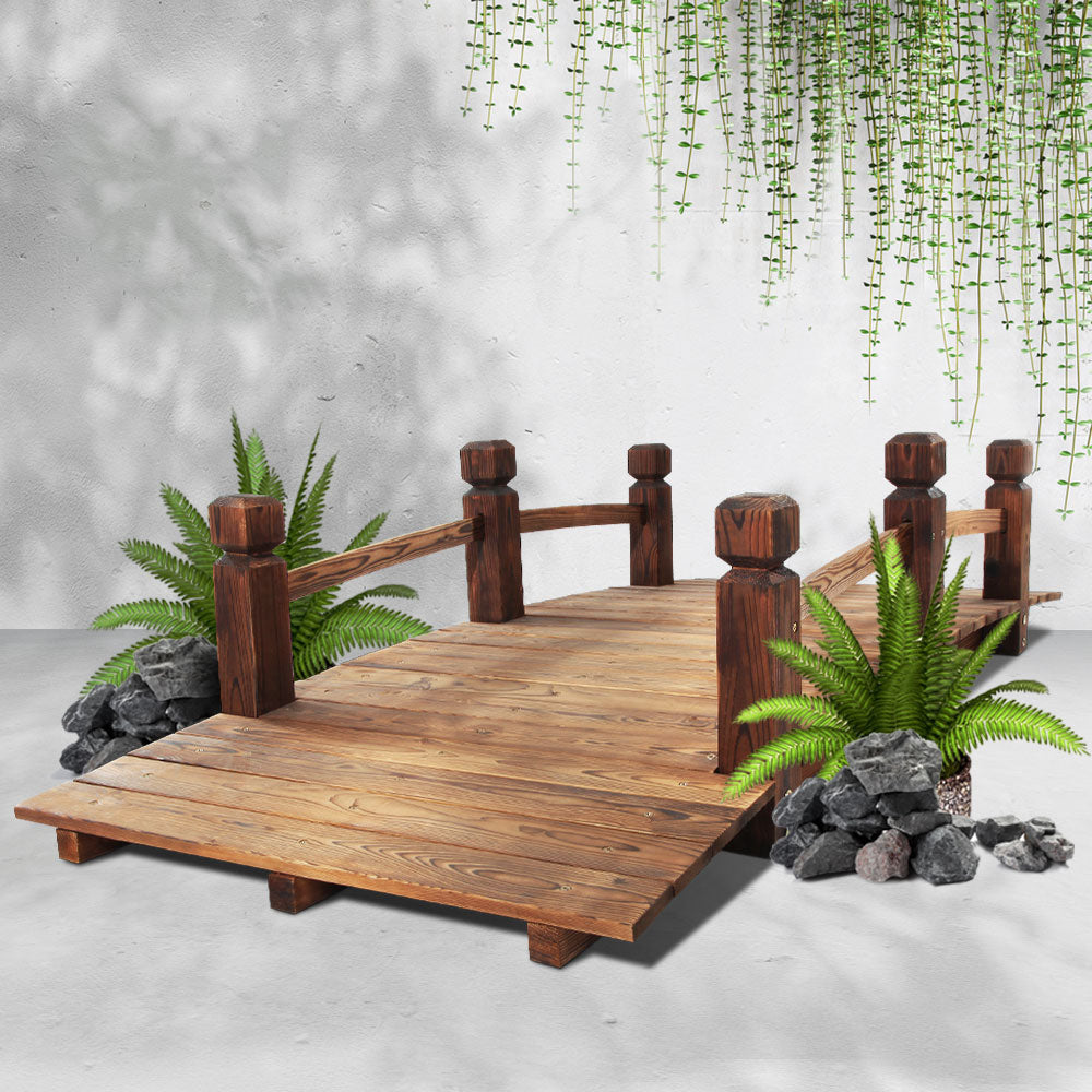 Wooden Rustic Bridge 160cm - image6