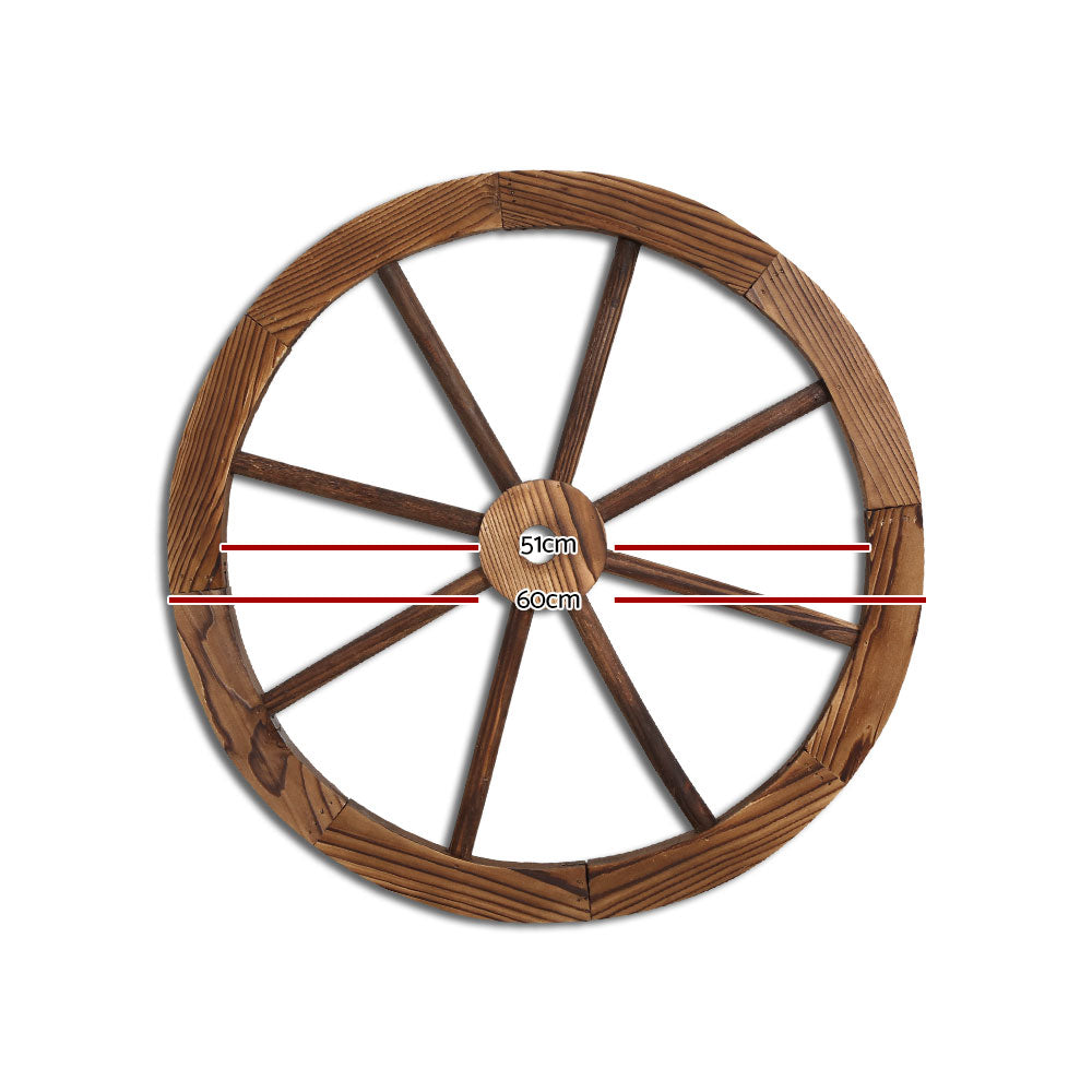 Wooden Wagon Wheel X2 - image2