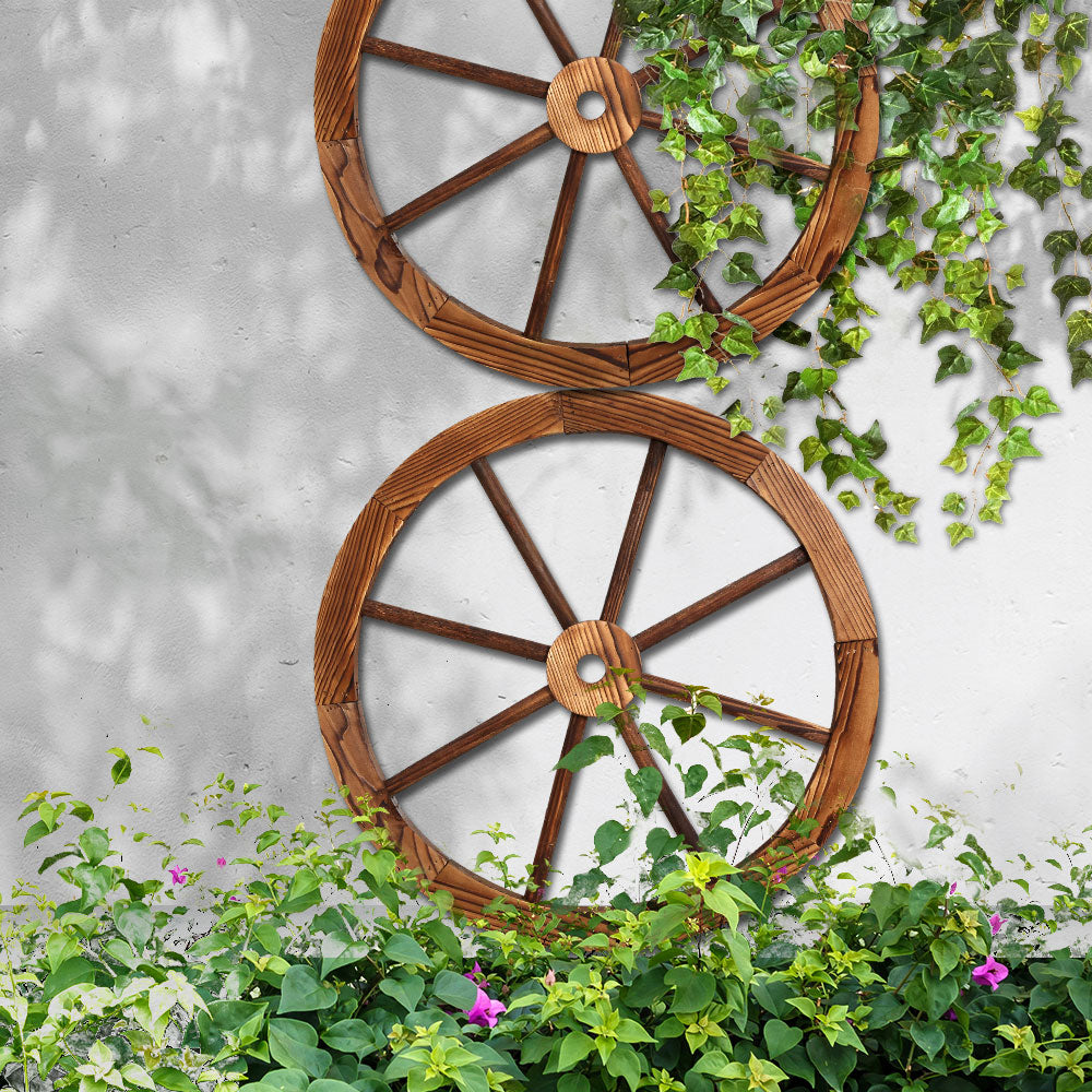 Wooden Wagon Wheel X2 - image7