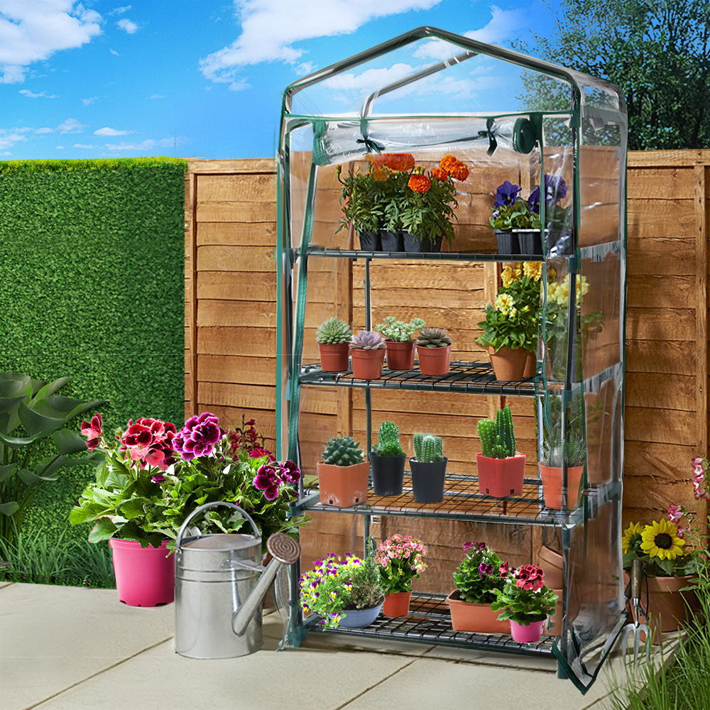 Greenhouse Garden Shed Tunnel Plant Green House Storage Plant Lawn - image7