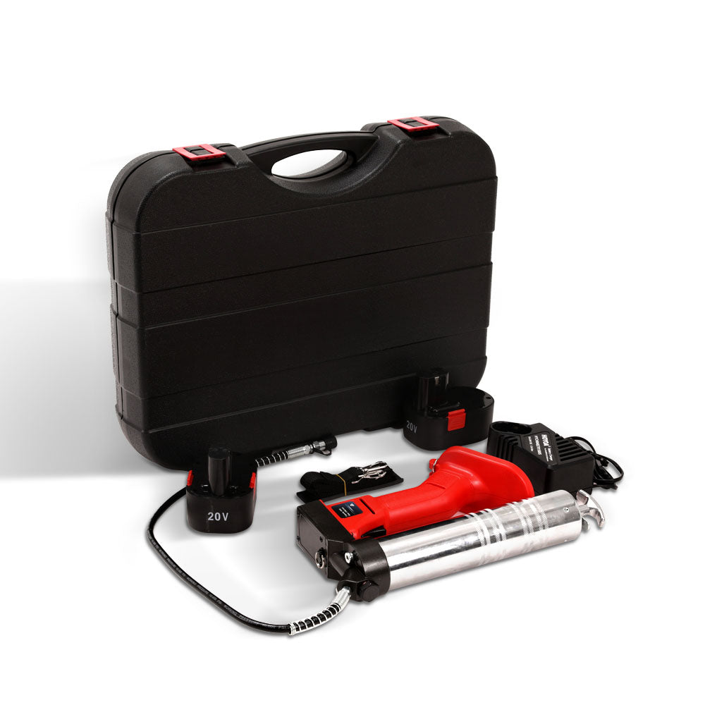 20V Rechargeable Cordless Grease Gun - Red - image1