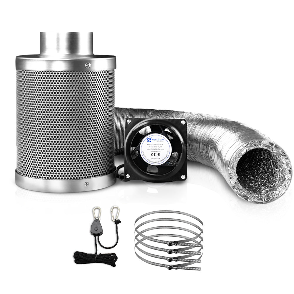 Ventilation Fan and Active Carbon Filter Ducting Kit - image1