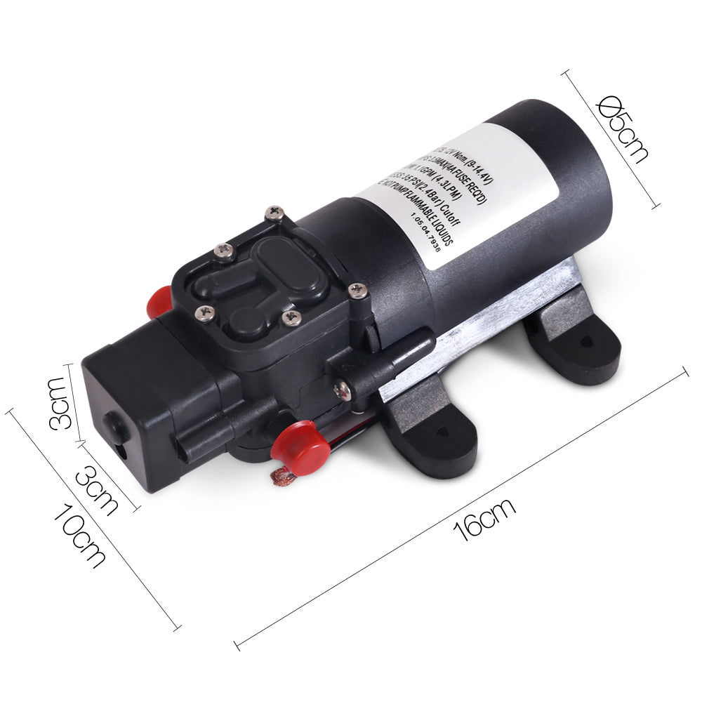 12V Portable Water Pressure Shower Pump - image2