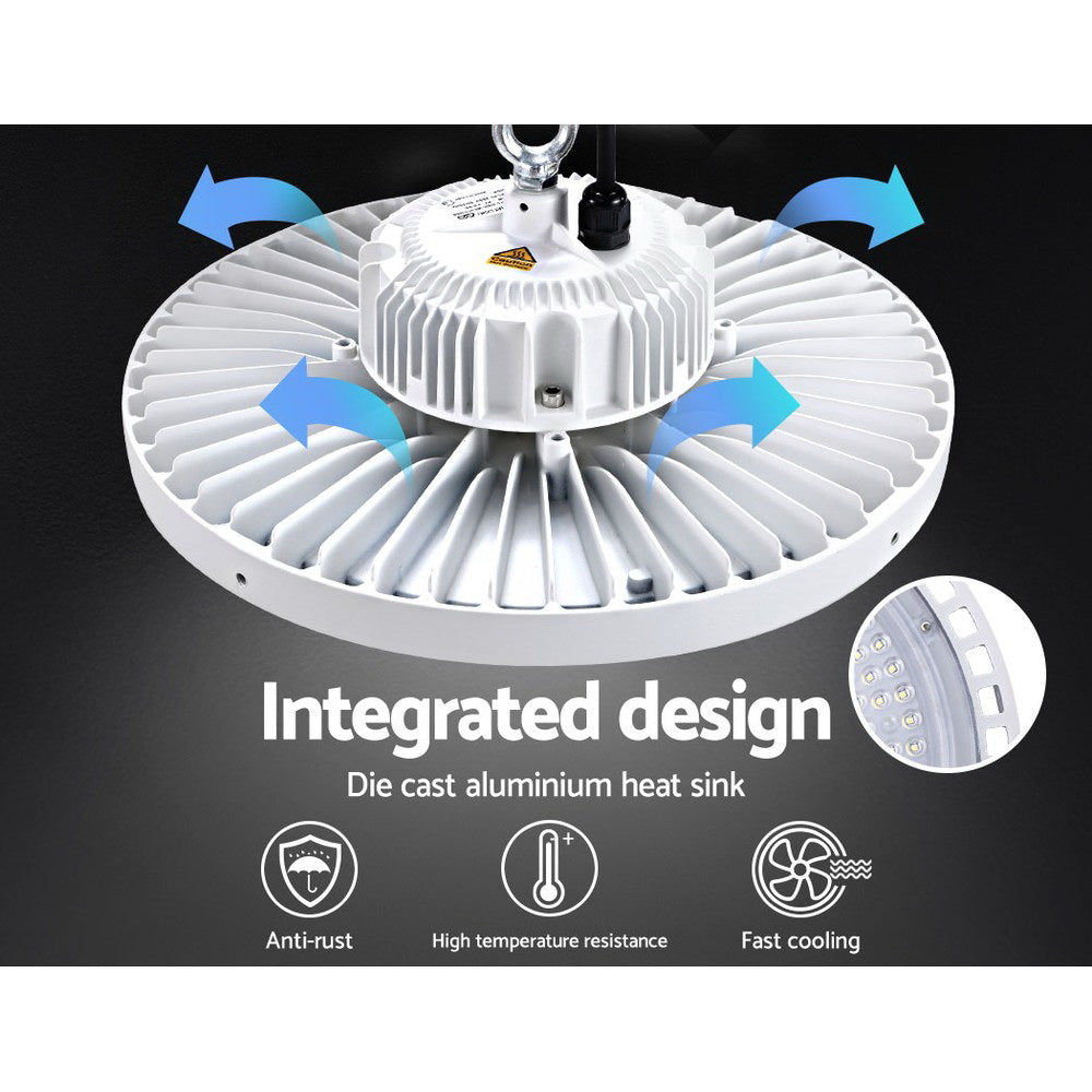 LED High Bay Lights Light 200W Industrial Workshop Warehouse Gym WH - image6