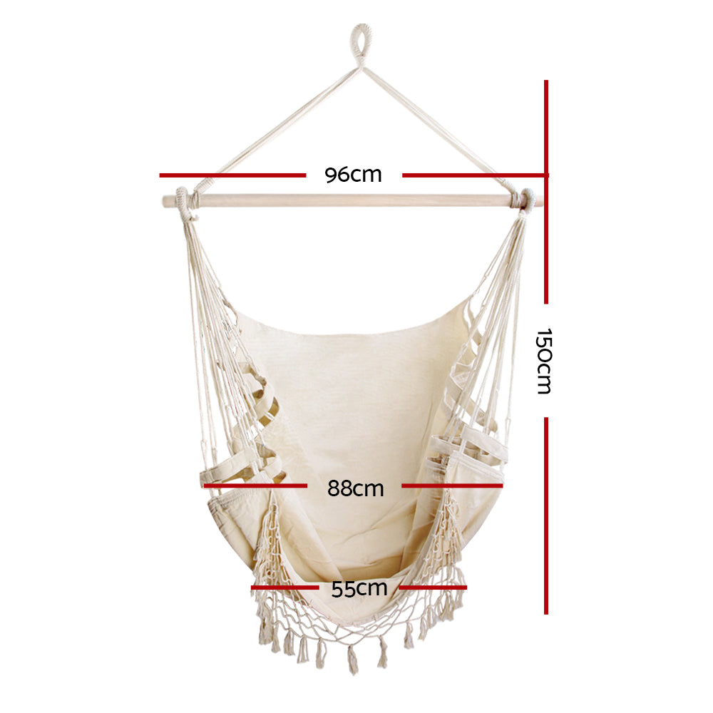 Hammock Swing Chair - Cream - image2