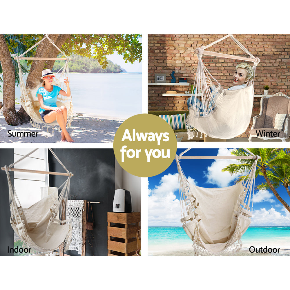 Hammock Swing Chair - Cream - image3