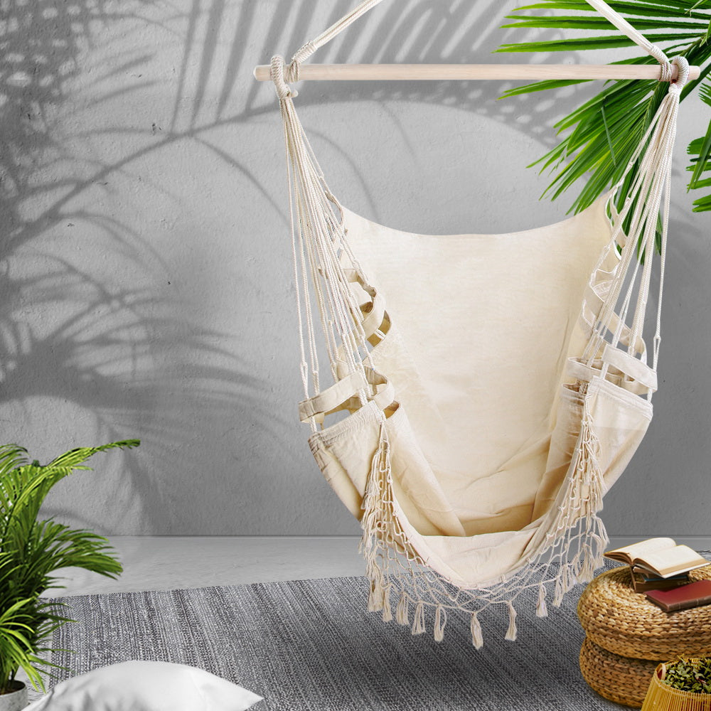 Hammock Swing Chair - Cream - image7