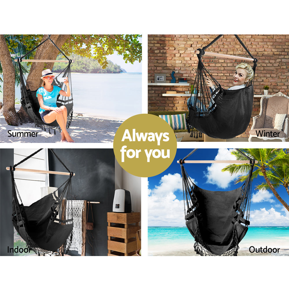 Hammock Swing Chair - Grey - image3