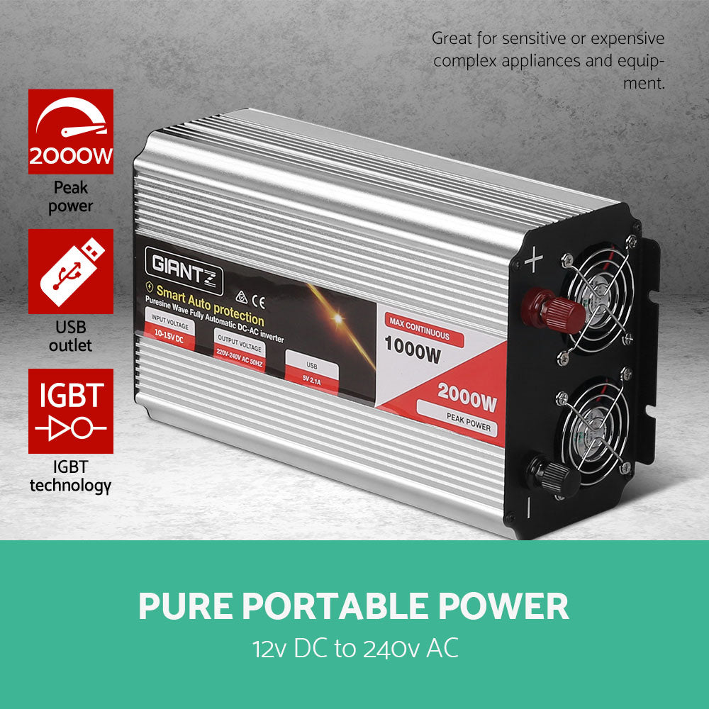 1000W Puresine Wave DC-AC Power Inverter - image3
