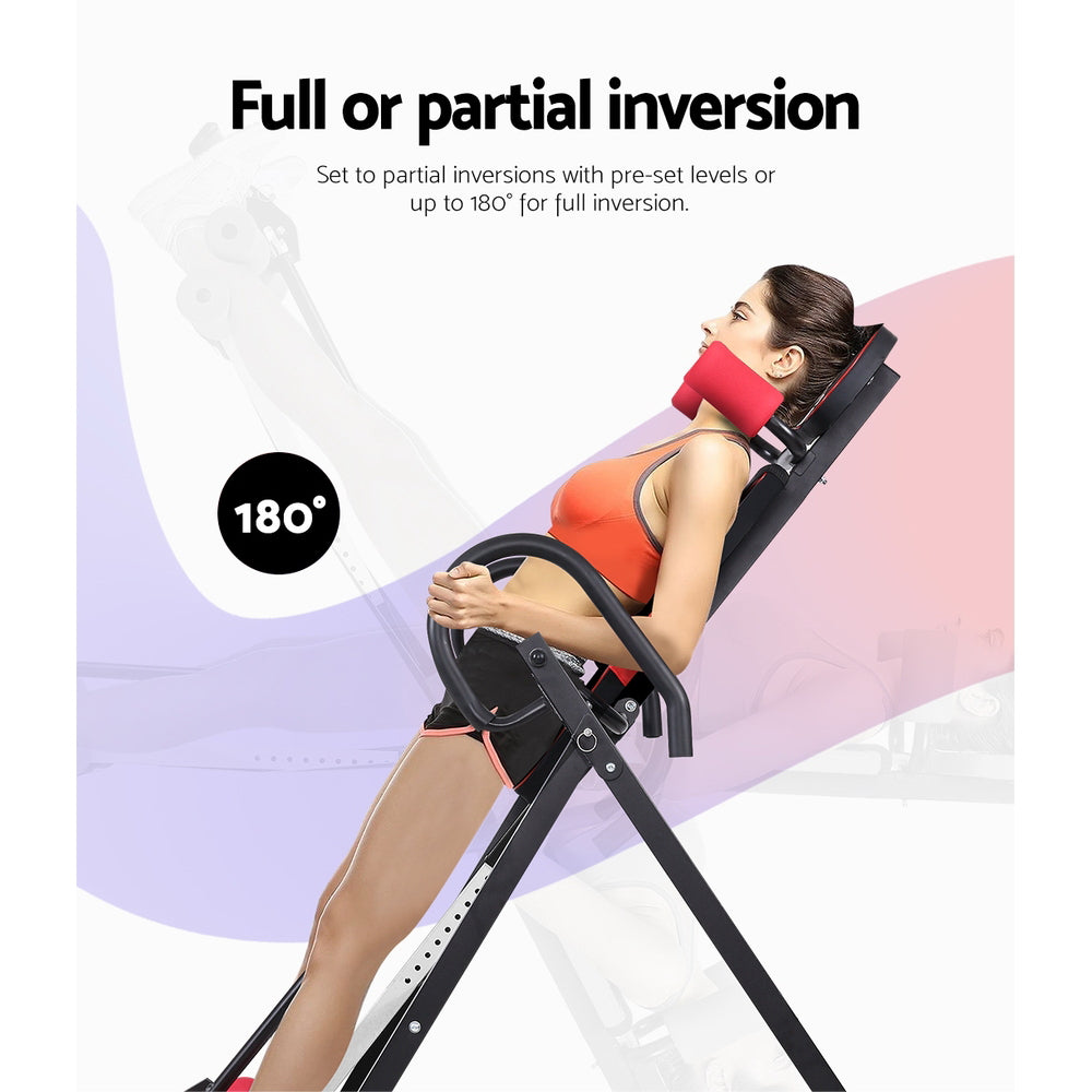 Inversion Table Gravity Stretcher Inverter Foldable Home Fitness Gym - image5