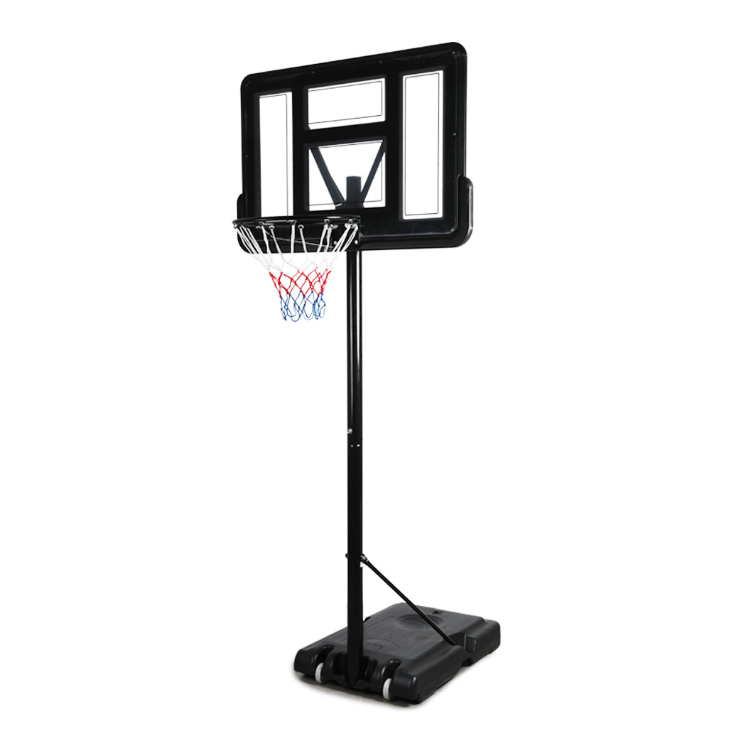 Basketball Hoop Stand System Portable 3.05M Height Adjustable Net Ring In Ground - image1