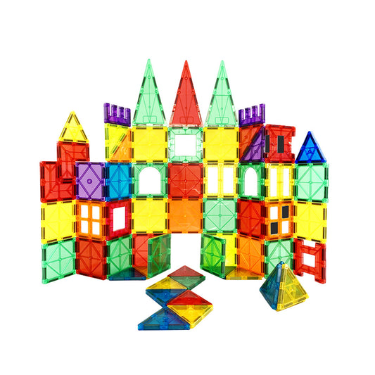 BoPeep Kids Magnetic Tiles Blocks Building Educational Toys Children Gift Play - image1