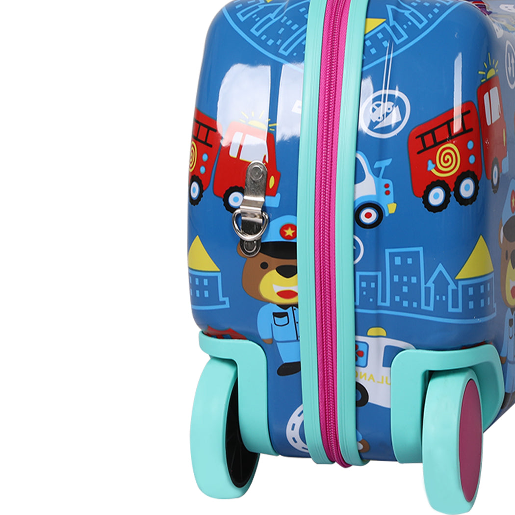 BoPeep Kids Ride On Suitcase Children Travel Luggage Carry Bag Trolley Cars - image6