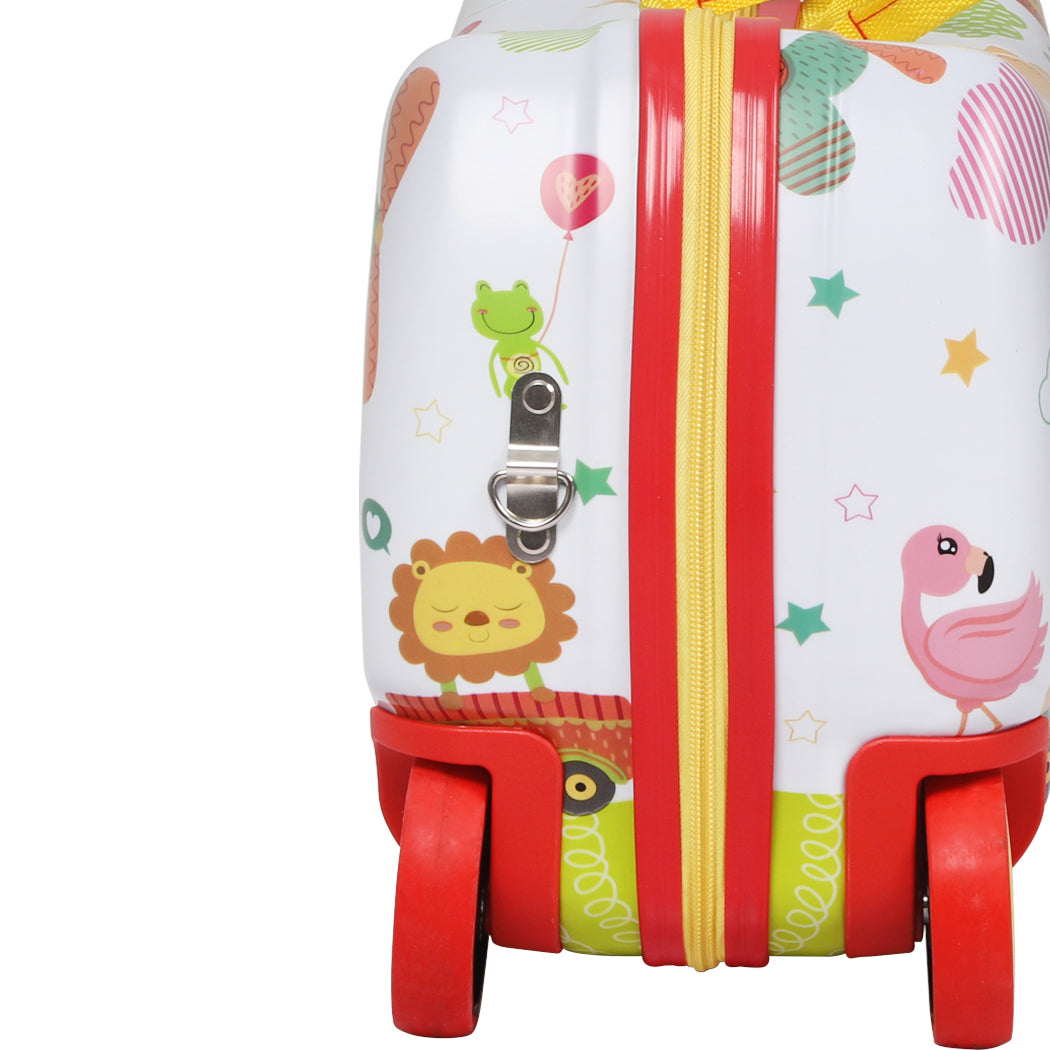 BoPeep Kids Ride On Suitcase Children Travel Luggage Carry Bag Trolley Zoo - image6