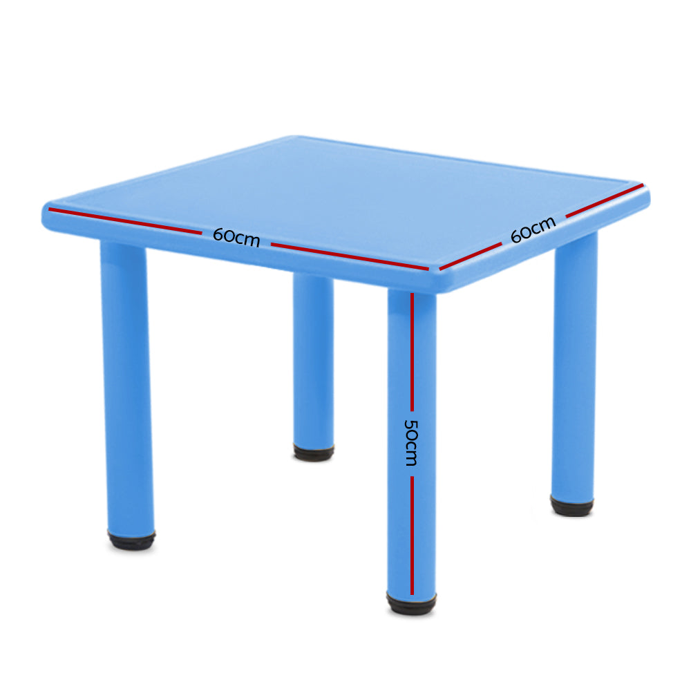 60X60CM Kids Children Painting Activity Study Dining Playing Desk Table - image2