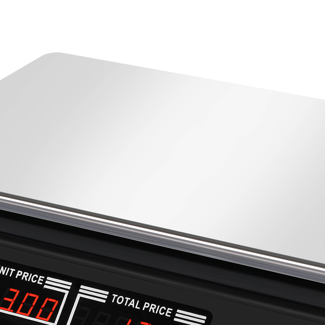 Commercial Digital Kitchen Scales LCD Shop 40KG Food Weight Electronic Scale - image6