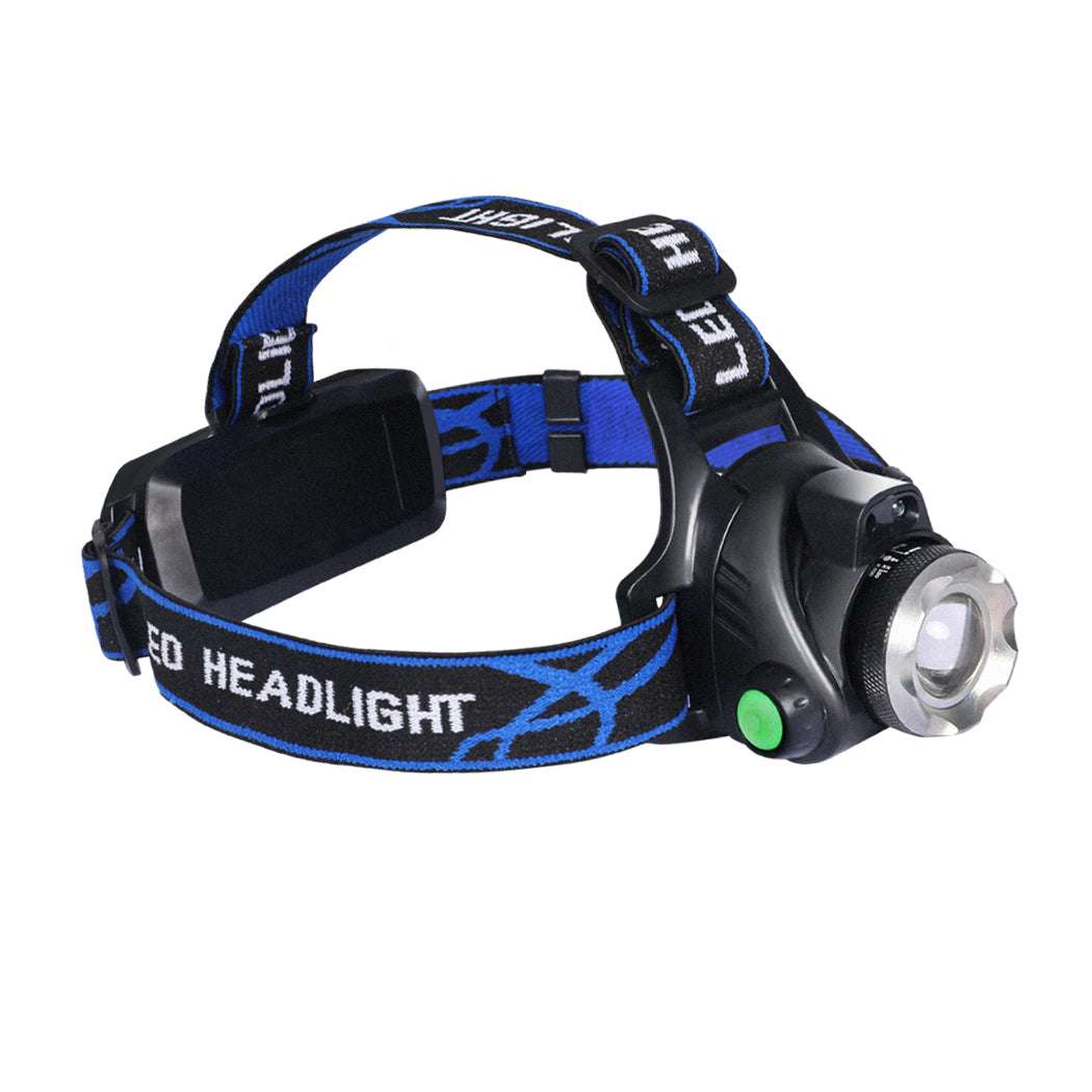 3x 500LM LED Headlamp Headlight Flashlight Head Torch Rechargeable CREE XML T6 - image2