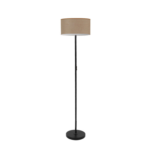 Modern LED Floor Lamp Stand Reading Light Decoration Indoor Classic Linen Fabric - image1