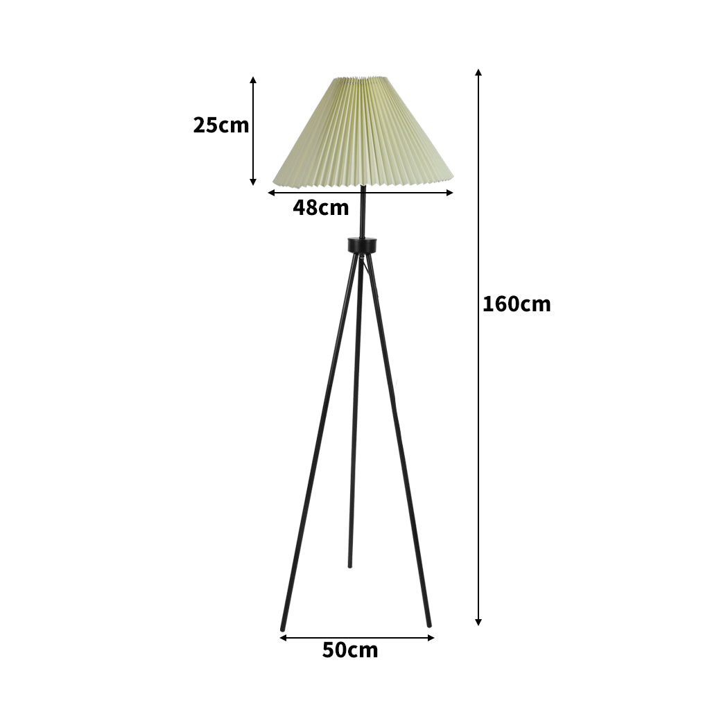 Modern LED Floor Lamp Stand Reading Light Decoration Indoor Classic Linen Fabric - image3