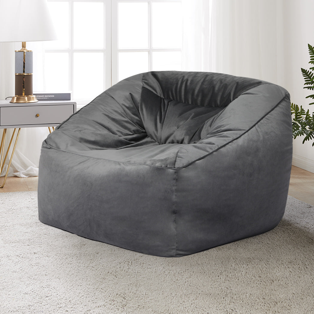 Marlow Bean Bag Chair Cover Soft Velevt Home Game Seat Lazy Sofa Cover Large - image7