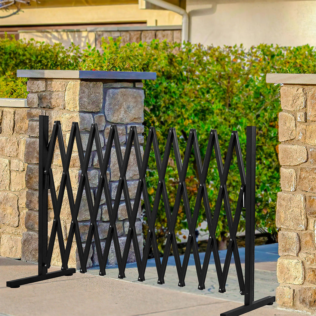 Garden Gate Security Pet Baby Fence Barrier Safety Aluminum Indoor Outdoor - image8