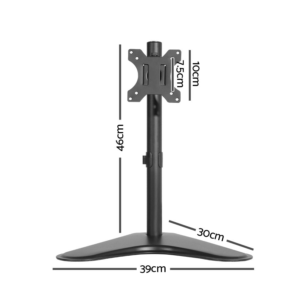 Monitor Arm Stand Single Black - image2