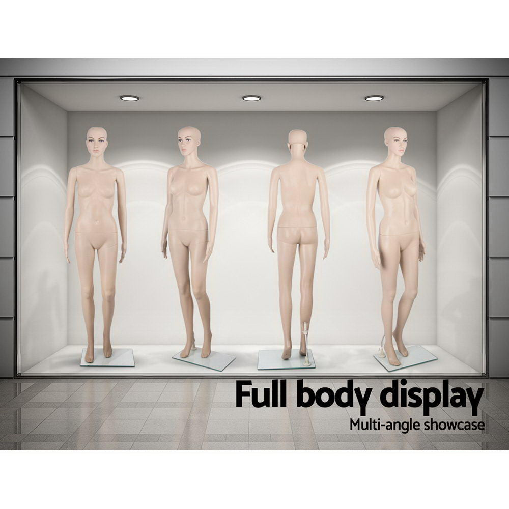 175cm Tall Full Body Female Mannequin - Skin Coloured - image11