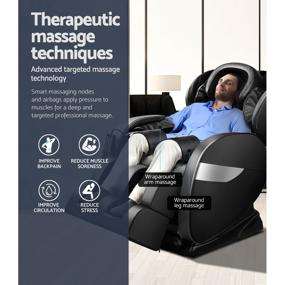 Electric Massage Chair - Black - image12