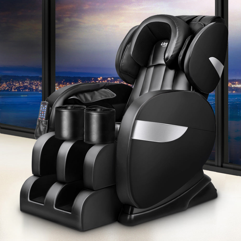 Electric Massage Chair - Black - image7