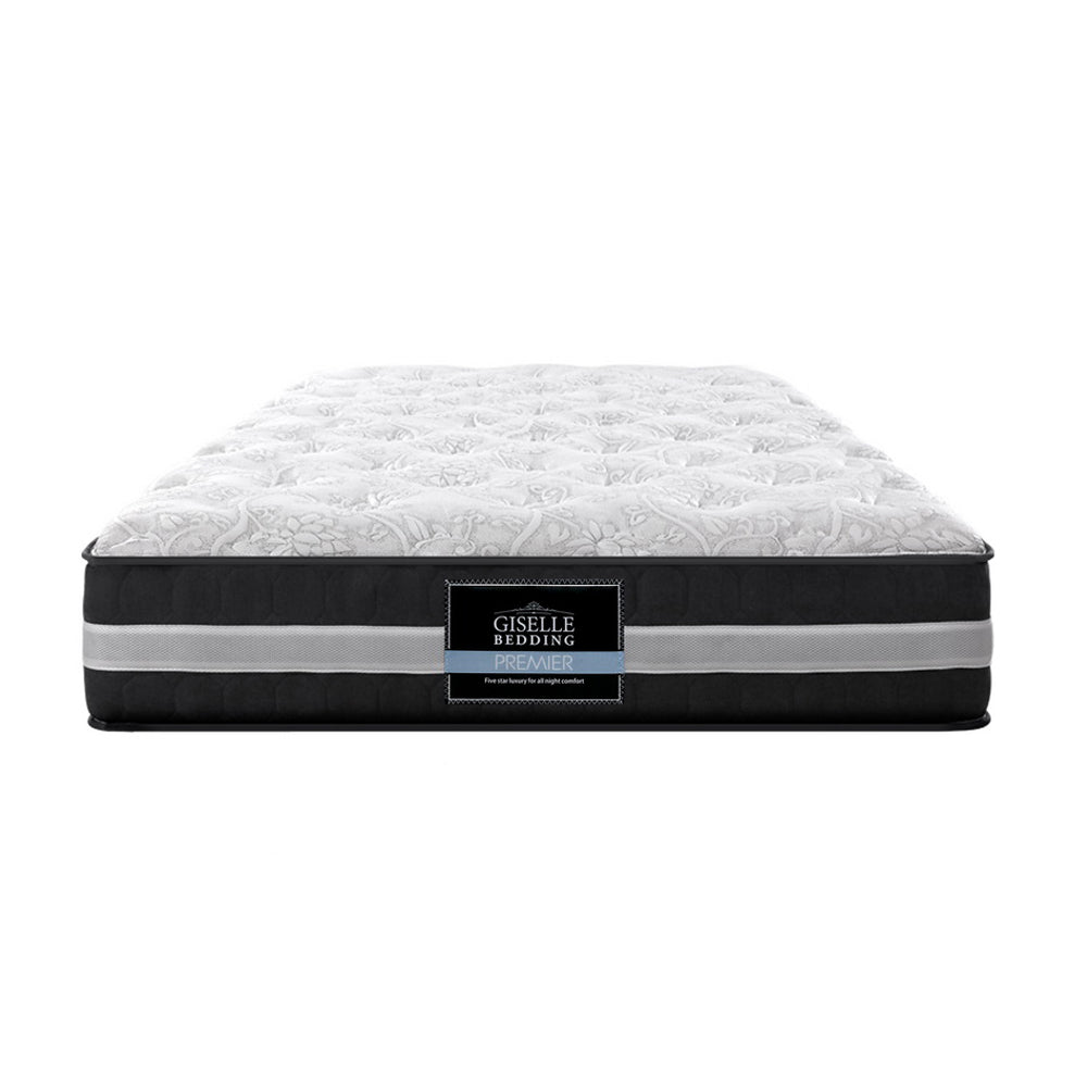 Giselle King Single Mattress Bed Size 7 Zone Pocket Spring Medium Firm Foam 30cm - image3