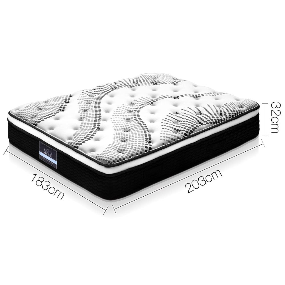 Bedding Como Euro Top Pocket Spring Mattress 32cm Thick ‚Äì King - image2