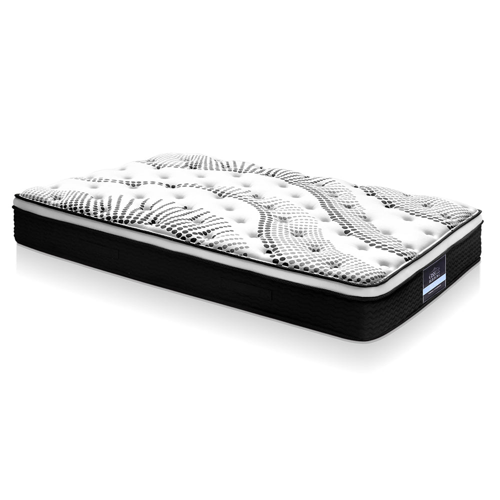 Bedding King Single Size Euro Spring Foam Mattress - image1