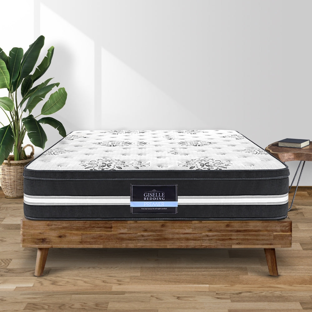 Bedding Double Size Cool Gel Memory Foam Spring Mattress - image7