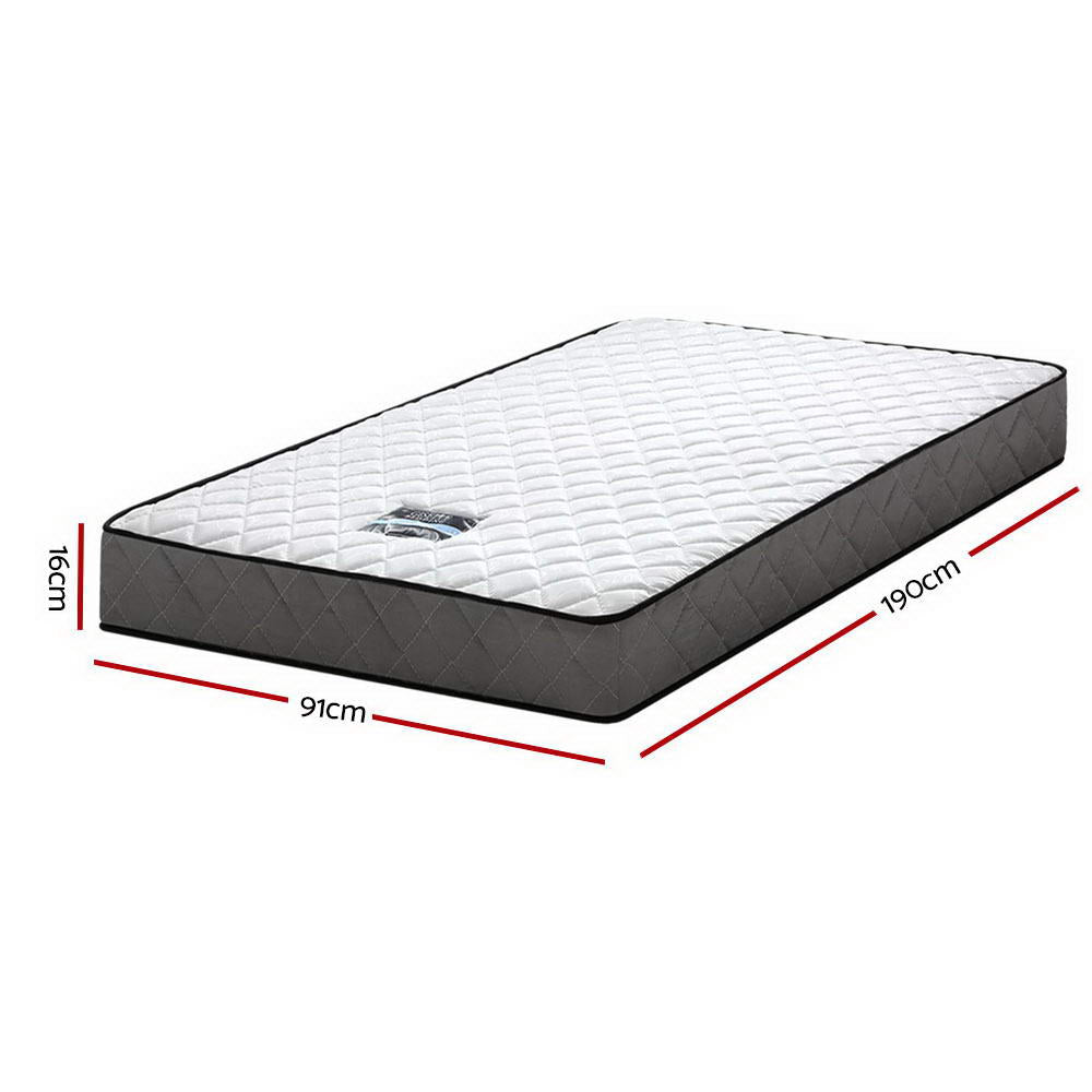 Bedding Single Size 16cm Thick Tight Top Foam Mattress - image2