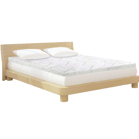 Bedding Cool Gel Memory Foam Mattress Topper w/Bamboo Cover 8cm - Double - image1