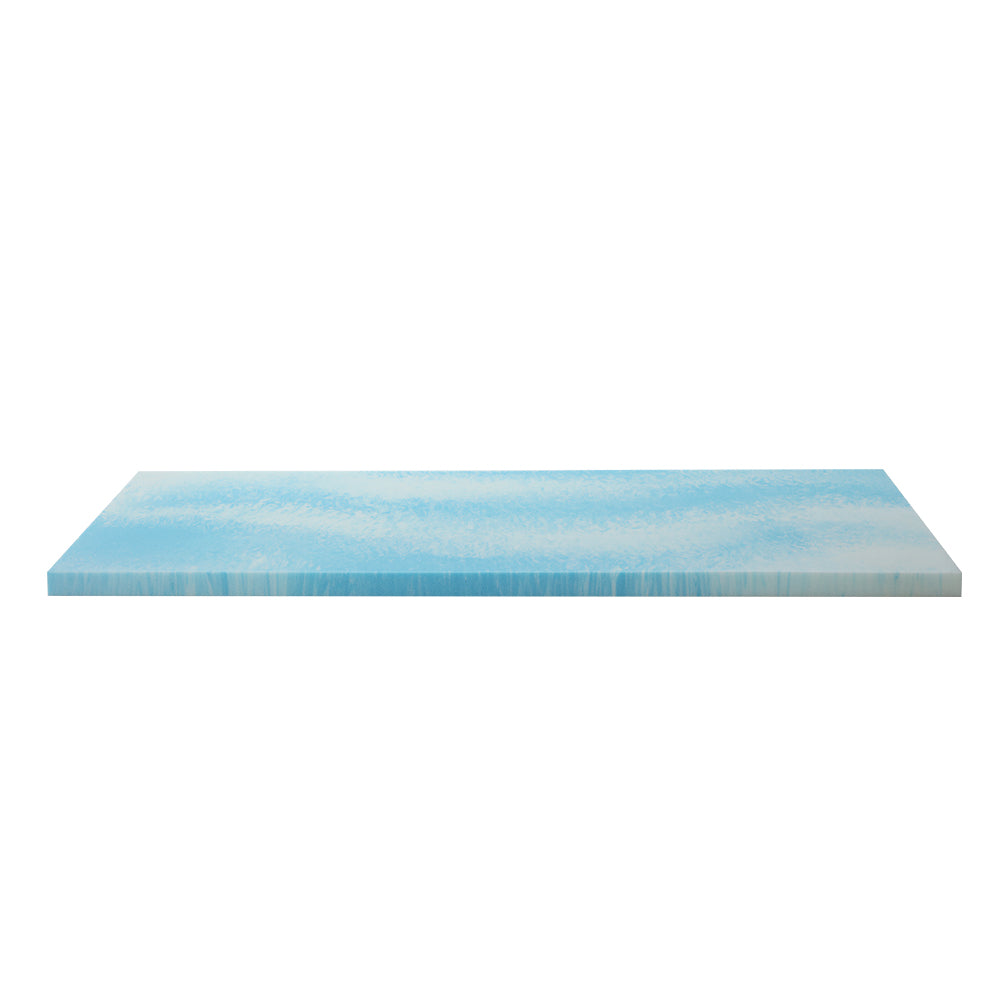 Giselle Cool Gel Memory Foam Topper Mattress Toppers w/ Bamboo Cover 5cm QUEEN - image4