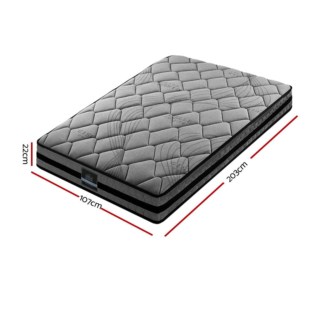 Bedding Wendell Pocket Spring Mattress 22cm Thick ‚Äì King Single - image2