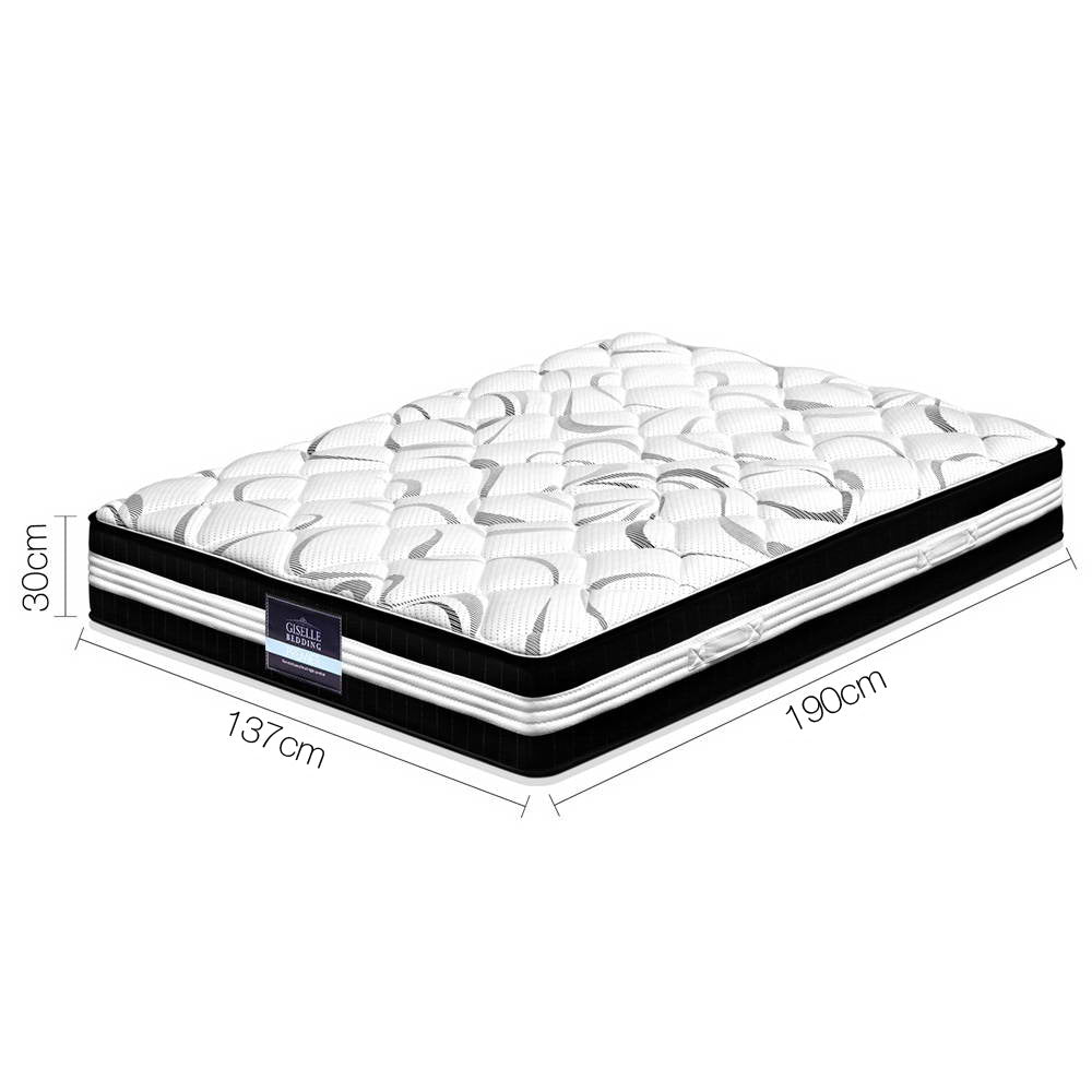 Bedding Mykonos Euro Top Pocket Spring Mattress 30cm Thick ‚Äì Double - image2