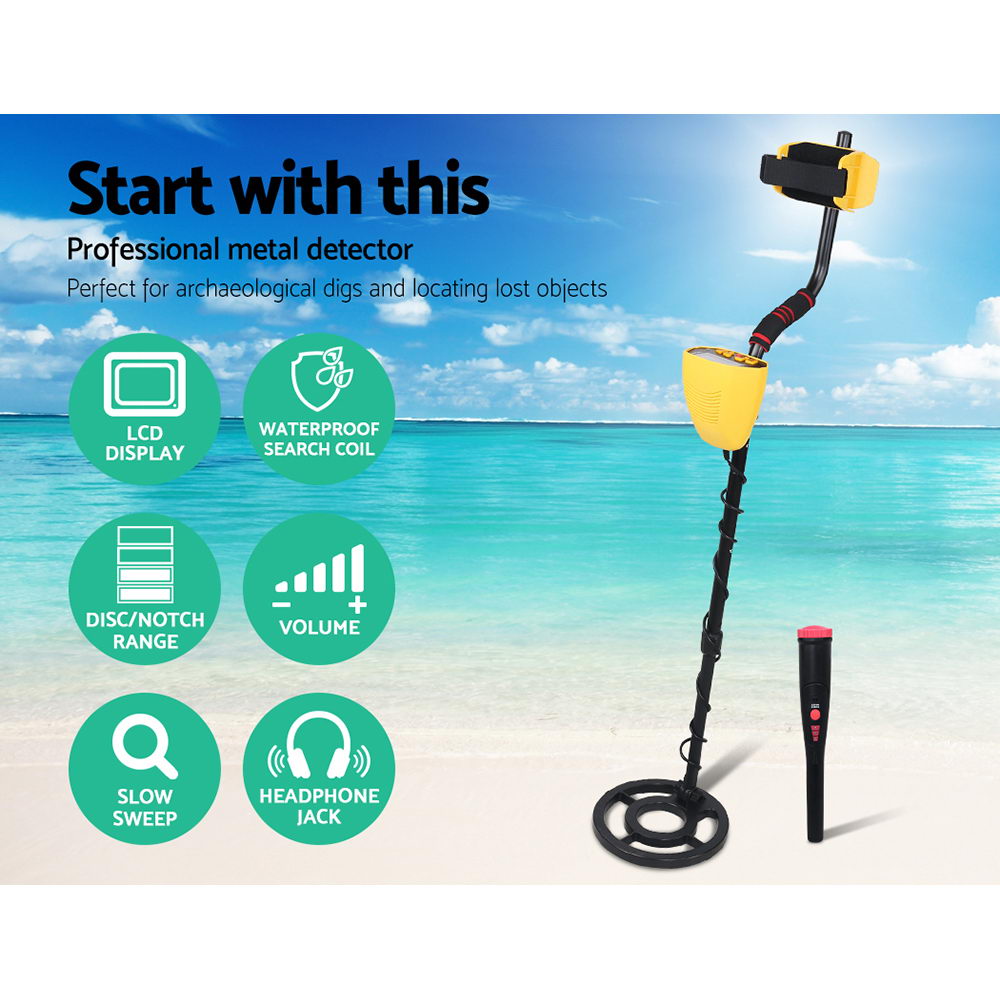 Metal Detector Pinpointer Deep Sensitive Searching Treasure Gold Hunt Digger 180MM - image3